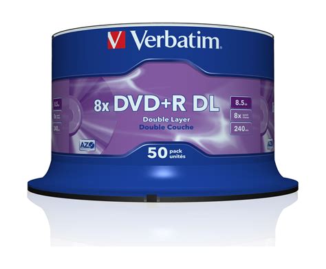 Verbatim 8.5GB 8x DVD+R Double Layer Matt Silver 50 Pack Spindle Price in Kuwait - Xcite