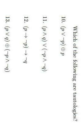 which of the following are tautologies - Brainly.in