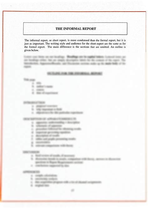 Informal Report Example 的图像结果