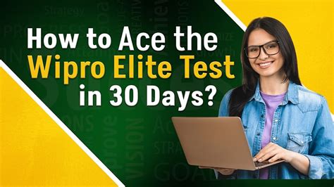 How to Ace the Wipro Elite Test in 30 Days: Sample Plan & Mock Questions