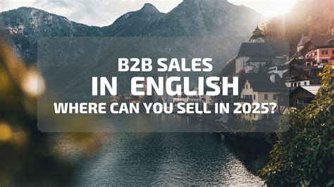Where Can You Do B2B Sales in English in 2025 | YourSales
