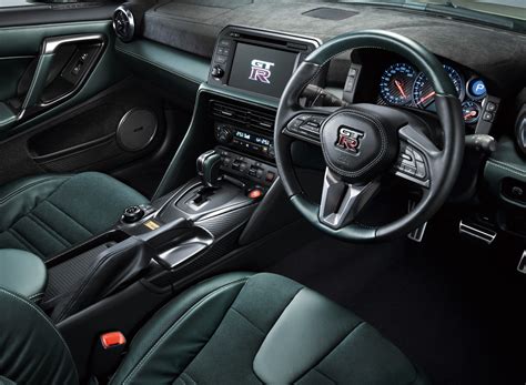 Download wallpaper Nissan, GT-R, R35, car interior, 2023, Nissan GT-R ...