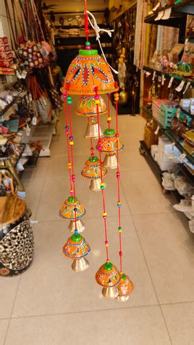 Orange 7 Bell Windchimes | Home Krafter