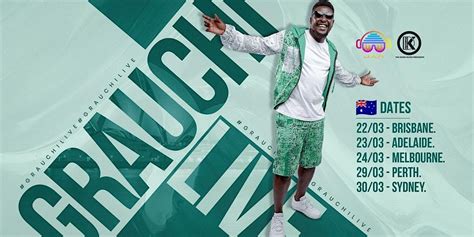 GRAUCHI LIVE - PERTH, Library Nightclub, Northbridge, 29 March to 30 ...