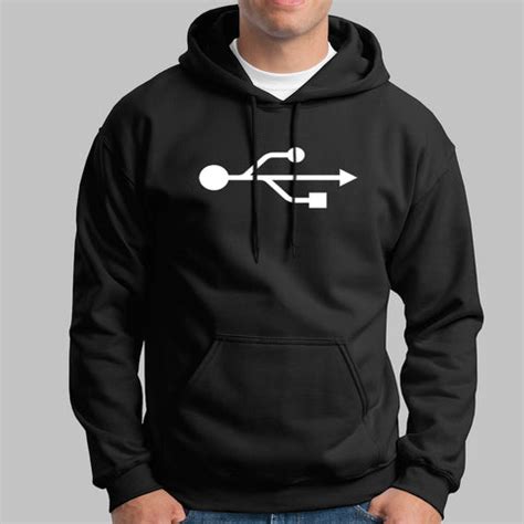 USB Icon Men's Hoodies - TEEZ.in