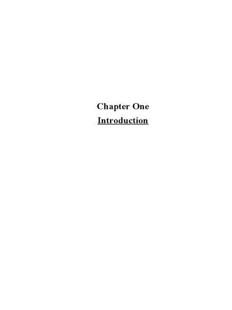 Chapter Number One 的图像结果