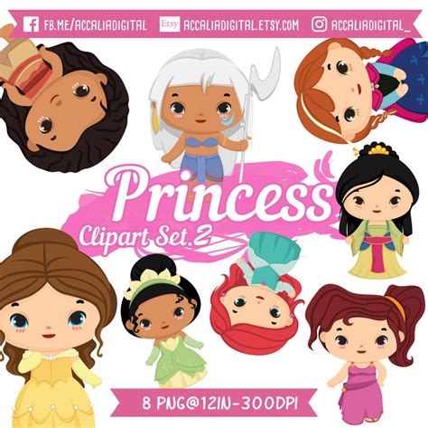 Disney Princess Clip Art Cute Disney Princess Cartoon Stock Vector