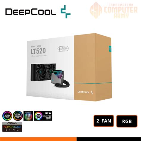ENFRIAMIENTO LIQUIDO DEEPCOOL LT520 ARGB – COMPUTER ARMY