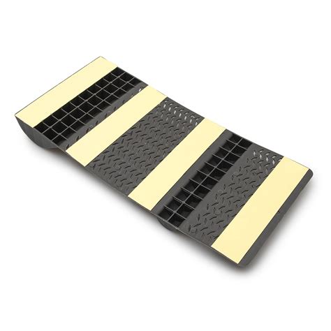 TODOKI 2 Parking Car Tire Stopper Mat for Garage Floor - Vehicle Stop Aid Assist Rubber Bump ...