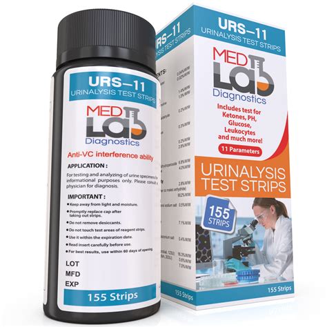 11 Parameters Urine Test Strips for Urinalysis. 155 India | Ubuy
