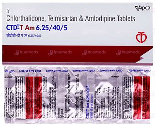 Ctd T Am 6.25/40/5 Tablet: Uses, Side Effects, Price & Substitutes