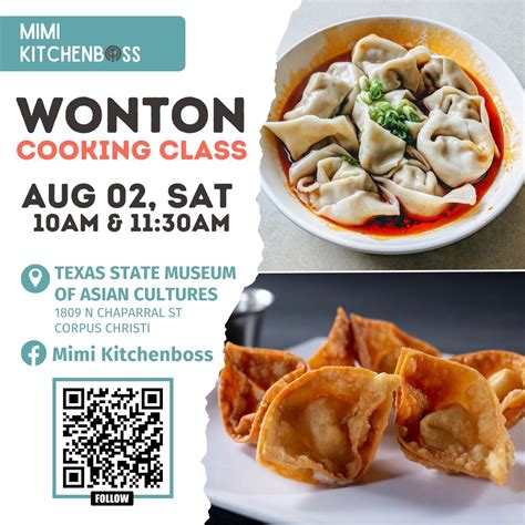 Wonton Cooking Class, Texas State Museum of Asian Cultures and ...