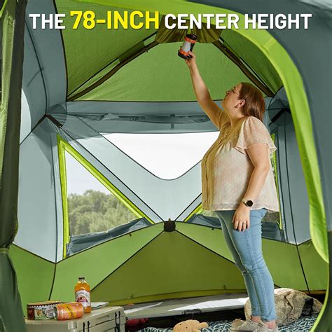 TIMBERRIDGE TIMBER RIDGE 4/6/8 Person Instant Pop Up Cabin Tent, India ...