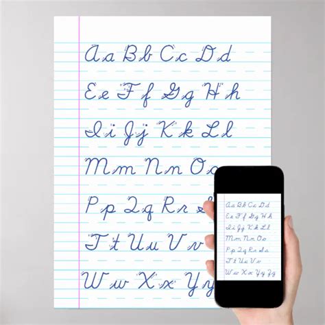 Cursive Script Poster 的图像结果