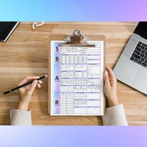 Buy SBAR Nurse Report Sheet, Report Sheet RN, Assessments of ICU, Floor ...