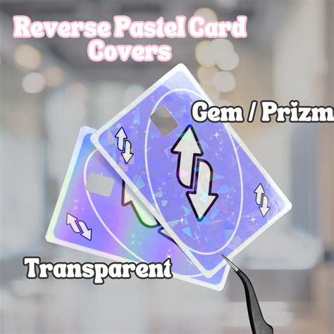 Reverse Pastel Card Covers, Credit Card Sticker, Debit Card Sticker ...