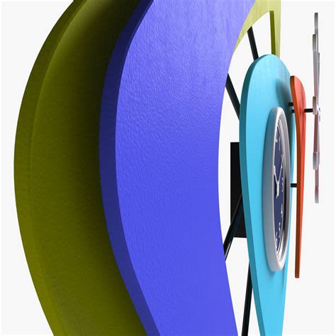 Wall clock Stevo Cambronne CL-ART- 016-01 3D Model $19 - .fbx .max - Free3D