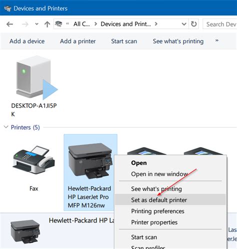 How to Make Printer Default 的图像结果