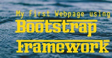 Image result for HTML Bootstrap Code for First Page