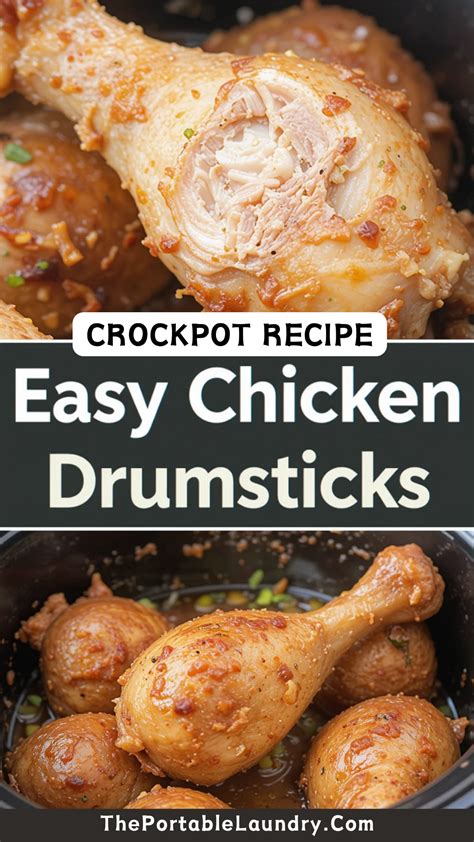 Slow Cooked Crockpot Chicken Drumsticks – Easy & Delicious in 2025 ...