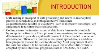 Image result for Coding Datasets in SPSS