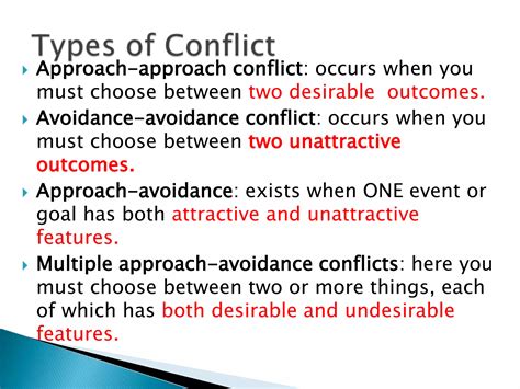 Approach Approach Conflict