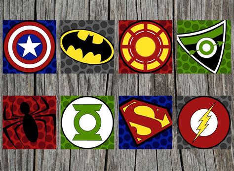 Popular Superhero Logo