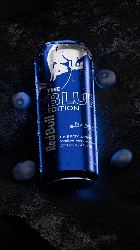 Red Bull Blueberry - The Blue Edition :: Behance