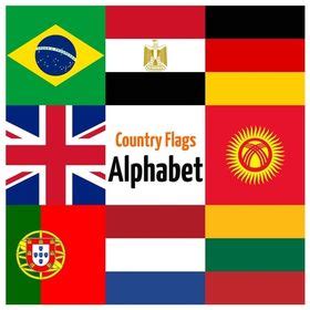 Country Flags Alphabet: ABC Country Flags, Alphabet Book from A to Z ...
