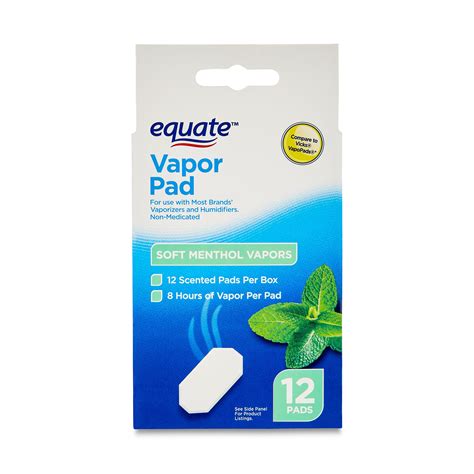 Equate Vapor Pad with Soothing Menthol Vapors for Humidifiers and ...