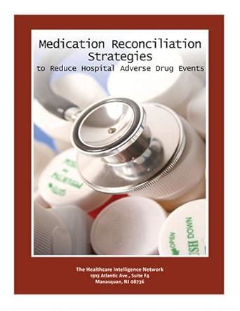 Medication Reconciliation Strategies to Reduce Hospital Adverse Drug ...