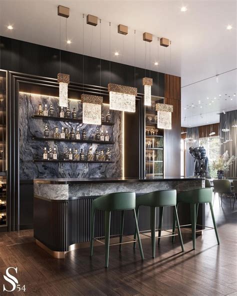 Fawn Black Marble Restaurant Bar – ANGIE HOMES