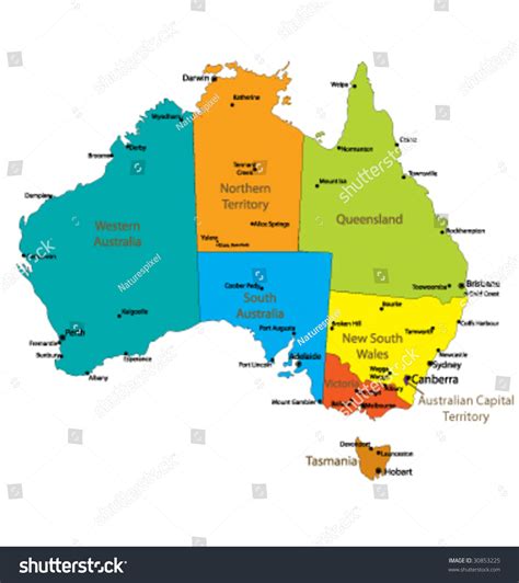 Major Cities In Australia Map ~ AFP CV