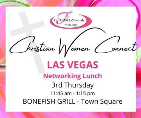 Christian Women Connect - Networking Luncheon, Bonefish Grill (6527 S ...