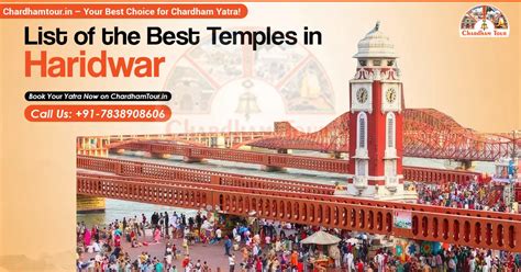 Top 20 Most Famous Temples in Haridwar with Photos