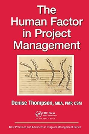 The Human Factor in Project Management (Best Practices in Portfolio ...