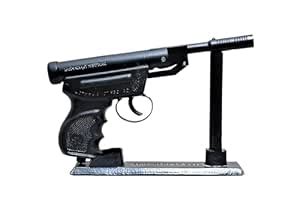 AeroAim Precision Pneumatic Target Launcher – Black Metal Construction ...