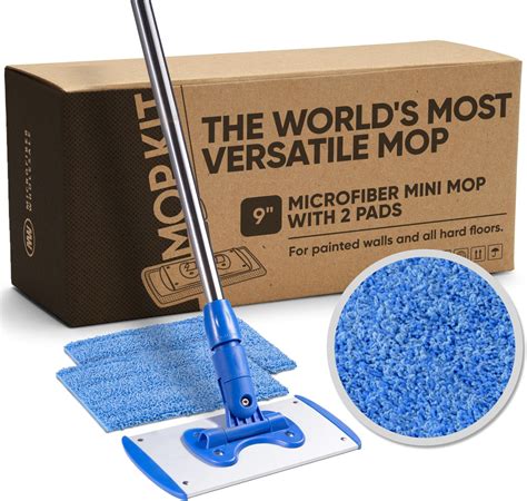 Amazon.com: 10" Mucho Mop Microfiber Mop System - Mops for Floor ...