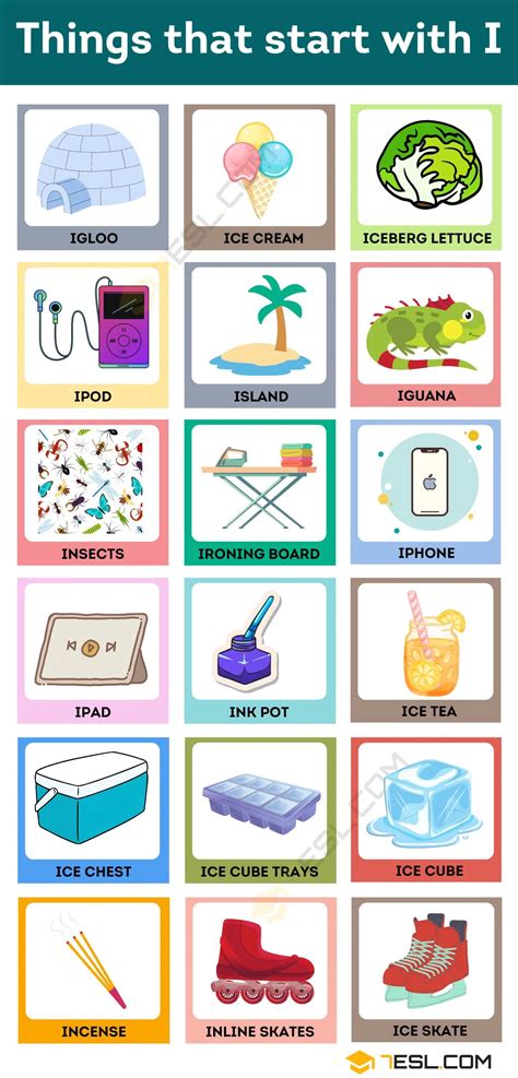 91 Easy Examples of Things that Start with I in English