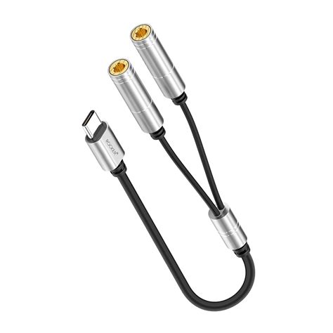 Rocker Headphone Splitter, Dual Audio Y Splitter Cable, 3.5mm Female to ...