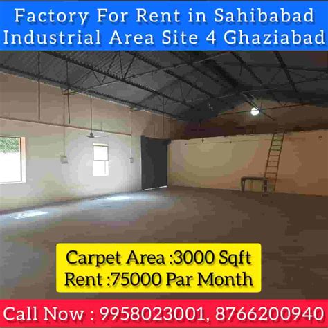 Factory for Rent in Sahibabad Industrial Area Site 4 Ghaziabad ...