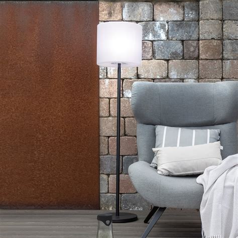 Schöner Wohnen Mina solar LED battery floor lamp | Lights.co.uk