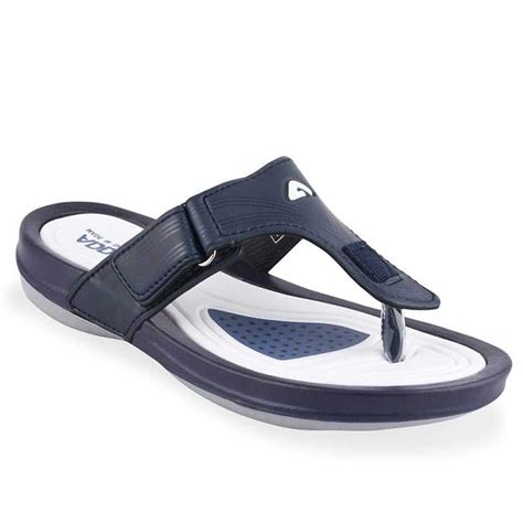 ADDA Women’s Slipper Navy ColorLightweight & Adjustable Single Side ...