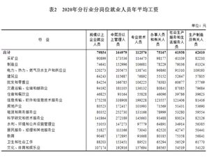 2020各行业平均工资出炉：这个行业年薪最高 你达标了吗？-站长之家