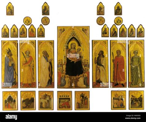 Bernardo Daddi's 'Polittico di San Pancrazio' is an early 14th-century ...