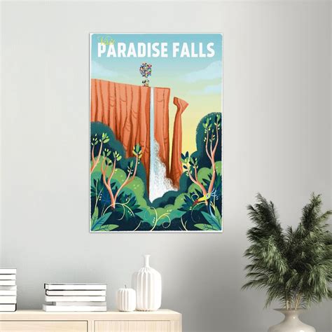 Up Paradise Falls Poster