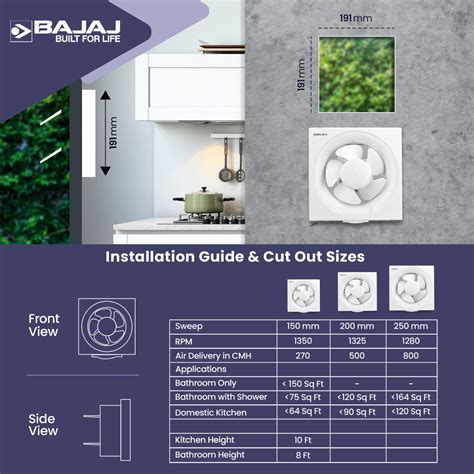 AirOut 150 mm Domestic Exhaust Fan – Bajaj Electricals India