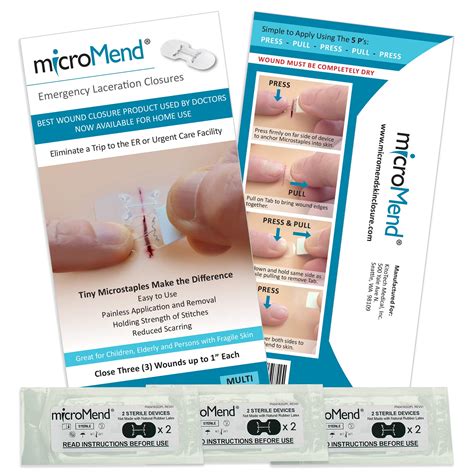 Micromendemergency Wound Closures Surgical Quality Laceration Repair ...