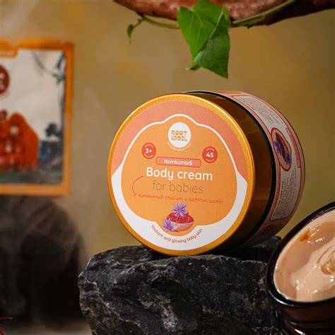 Kumkumadi Baby Body Cream – Saffron Glow Support – ROOT and SOIL