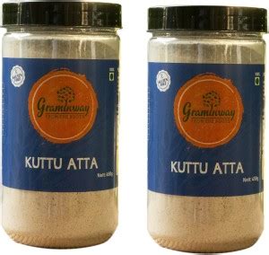 Graminway Pack of 2,Gluten Free Buckwheat Flour/ Kuttu Atta Price in ...